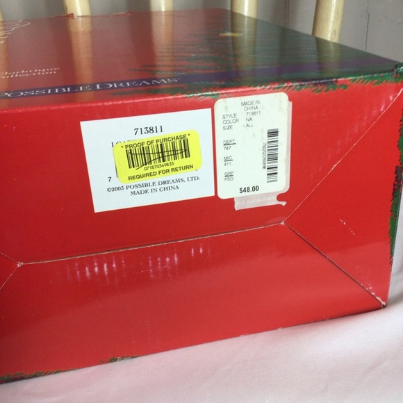 Possible Dreams Clothtique Loaded with Love Santa Christmas Figurine Decoration - Picture 12 of 12